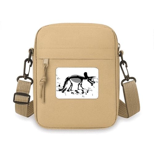 Dinosaurier B BS Miniatur-Umhängetasche, Handy-Geldbörse, Handtasche, Schultertasche, Mini-Tasche von no/no