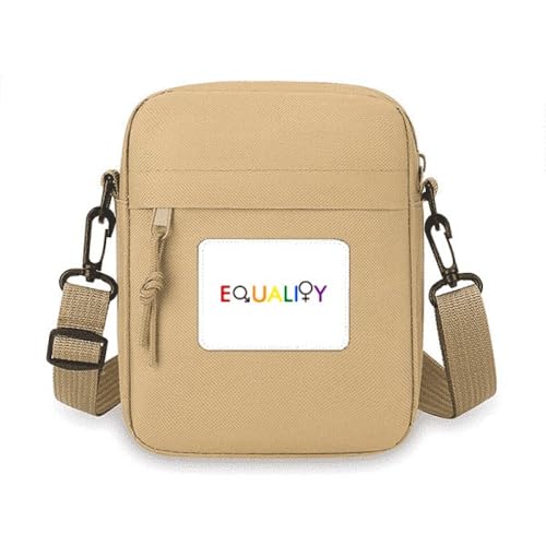 Diversifikation Differenzierung Identität Regenbogen Gleichheit Crossbody Tasche Handy Geldbörsen Handtasche Schulter Mini Tasche Diversifikation Differenzierung Identität Regenbogen Gleichheit Crossbody Tasche Handy Geldbörsen Handtasche Schulter Mini Tasche von no/no