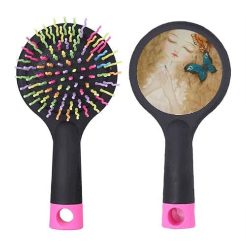 Dress Pretty Girl Haarbürste, chinesische Malerei, Salon, zum Entwirren der Haare von no/no