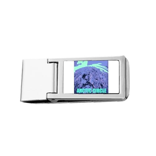 EU Atlantic Island Art Deco Fashion Slim Money Clip Stainless Holder Pocket Wallet von no/no