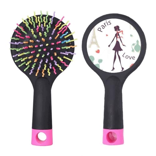 Eiffelturm Paris Lady Frankreich Wahrzeichen Salon Entwirrung Haarbürste Kissen Basis von no/no