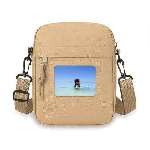 Ellie Yao Beautiflu Mädchen Sea Wave Swim Crossbody Bag Handy Geldbörsen Handtasche Schulter Mini Tasche Ellie Yao Beautiflu Mädchen Sea Wave Swim Crossbody Bag Handy Geldbörsen Handtasche Schulter Mini Tasche von no/no