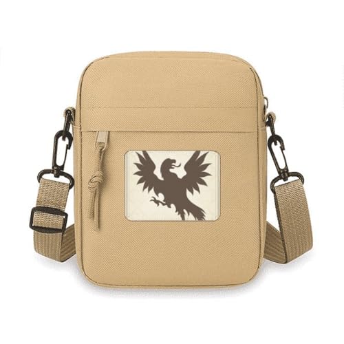 Europ Animals National Emblem Geier Crossbody Tasche Handy Geldbörsen Handtasche Schulter Mini Tasche von no/no