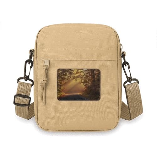 Fall ry Science Naturlandschaft Crossbody Tasche Handy Geldbörsen Handtasche Schulter Mini Tasche von no/no
