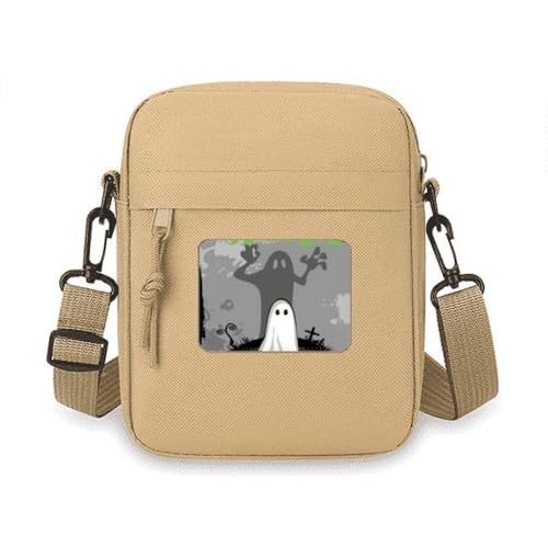 Fear Halloween Corpse Crossbody Bag Handy Geldbörsen Handtasche Schulter Mini Tasche von no/no