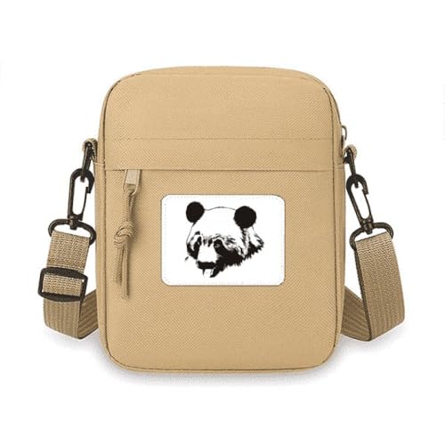 Fierce Outline Panda Katze Hübsche Umhängetasche Handy Geldbörsen Handtasche Schulter Mini Tasche Fierce Outline Panda Katze Hübsche Umhängetasche Handy Geldbörsen Handtasche Schulter Mini Tasche von no/no