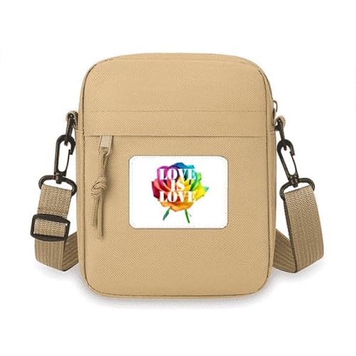 Flower Wrap Identifies Rainbow Equality Crossbody Bag Cell Phone Purses Handbag Shoulder Mini Bag von no/no
