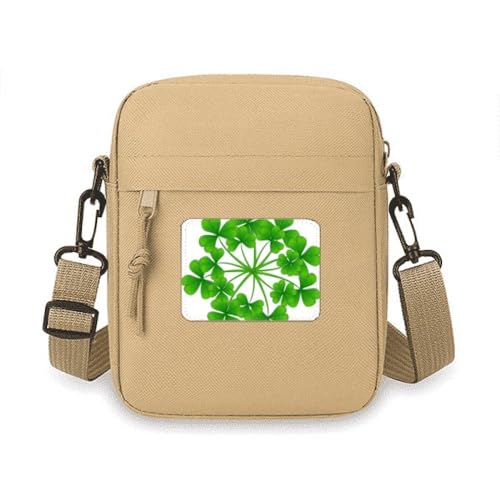 Four Ireland St. Patrick's Day Umhängetasche, Handytasche, Handtasche, Mini-Umhängetasche von no/no