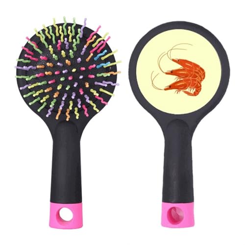 Garnelen Meeresfrüchte Cy Shrimp Salon Entwirrende Haarbürste Kissen Basis von no/no