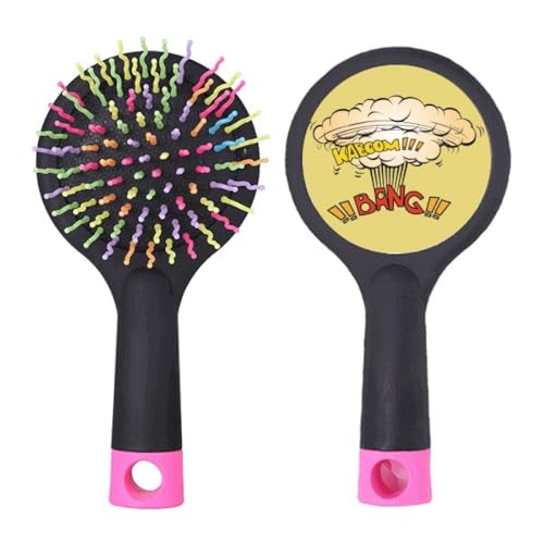 Gas Bang Boom Cloud Art Deco Fashion Salon Entwirrende Haarbürste Kissen Basis von no/no