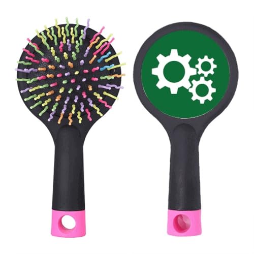 Gear Mechanische Physikalische Struktur Salon Entwirrung Haarbürste Kissen Basis von no/no