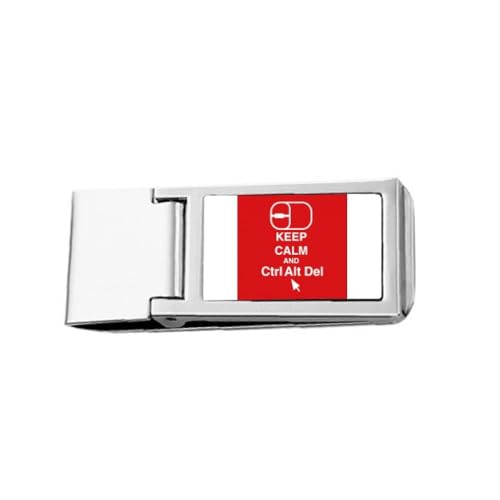 Geldklammer für Maussteuerung, Computer, schmal, aus Edelstahl von no/no