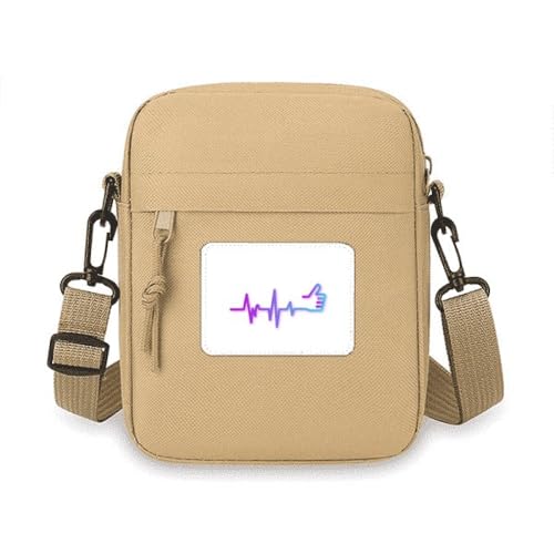 Gesture Line Gradual Encouragement Crossbody Bag Cell Phone Purses Handbag Shoulder Mini Bag von no/no