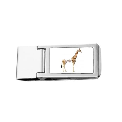 Giraffe's Height Stature Neck Slim Money Clip Stainless Holder Pocket Wallet von no/no