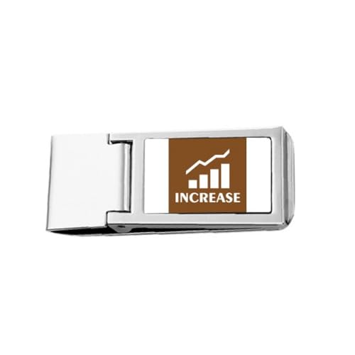 Growth Index Mathematik Wissenschaft Slim Geldklammer Edelstahl Halter Pocket Wallet von no/no