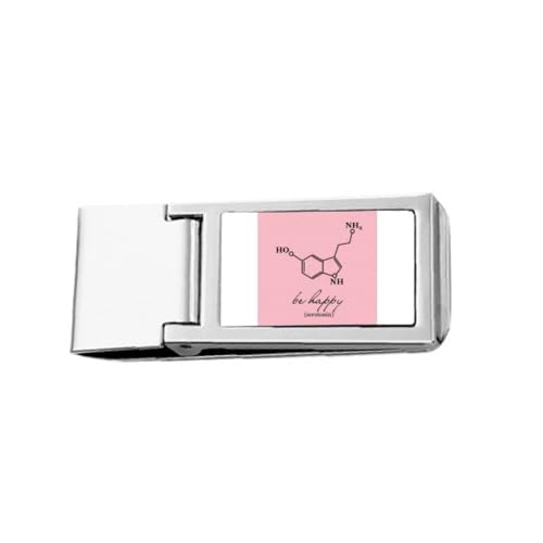 Happy Happiness Strukturelle Chestry Slim Geldklammer Edelstahl Halter Pocket Wallet von no/no
