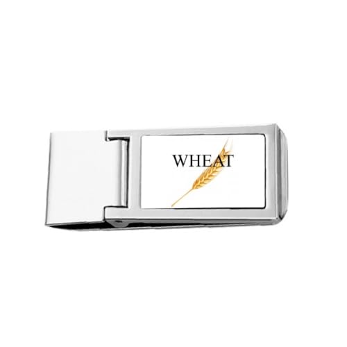 Harvest Wheat Autumn Art Deco Fashion Slim Money Clip Stainless Holder Pocket Wallet Harvest Wheat Autumn Art Deco Fashion Slim Money Clip Stainless Holder Pocket Wallet von no/no