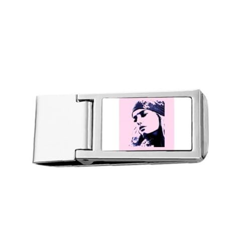 High Cold Woman Exquisiteness Vogue Slim Geldklammer Edelstahl Halter Pocket Wallet von no/no
