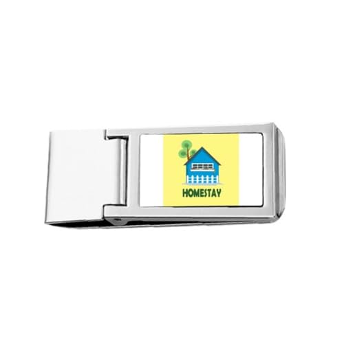 Home Office Active Isolation Slim Geldklammer Edelstahl Halter Pocket Wallet von no/no