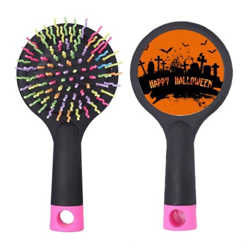 Horror Night Cemetery Halloween Salon Entwirrende Haarbürste Kissen Basis von no/no