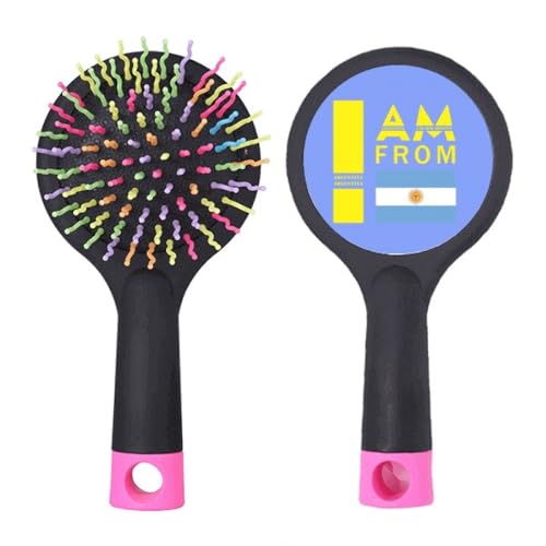 I Am From Argentina Art Deco Fashion Salon Entwirrende Haarbürste Kissen Basis von no/no