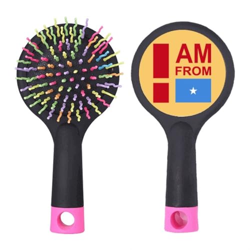 I Am From Somalia Art Deco Fashion Salon Entwirrende Haarbürste Kissen Basis von no/no