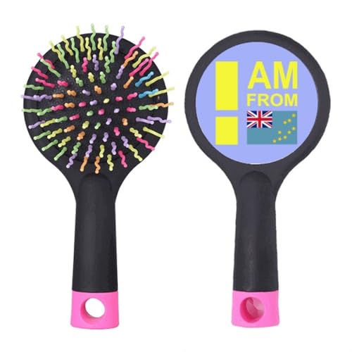 I Am From Tuvalu Art Deco Fashion Salon Entwirrende Haarbürste Kissen Basis von no/no