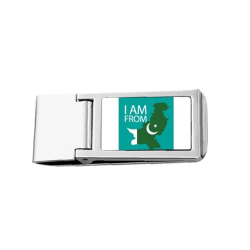 I Am from Pakistan National Flag Country Slim Money Clip Stainless Holder Pocket Wallet I Am from Pakistan National Flag Country Slim Money Clip Stainless Holder Pocket Wallet von no/no