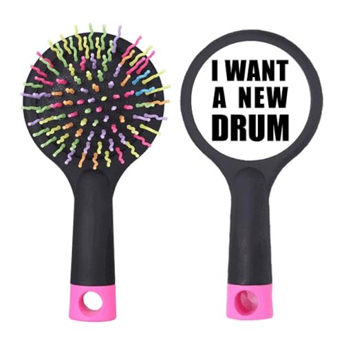 I Want A New Drum Art Deco Fashion Salon Entwirrende Haarbürste Kissen Basis von no/no