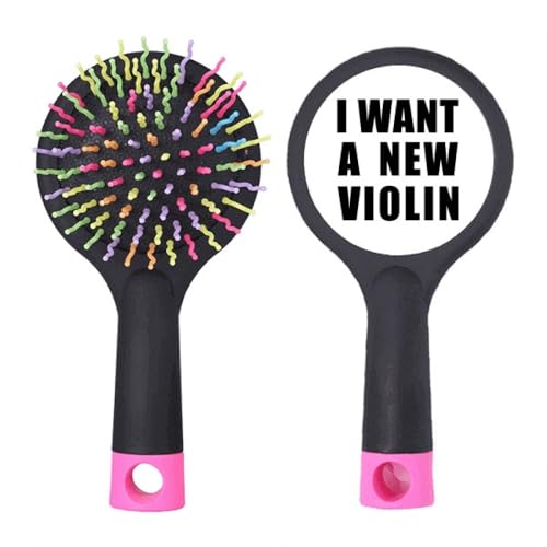 I Want A New Violine Art Deco Fashion Salon Entwirrende Haarbürste Kissen Basis von no/no