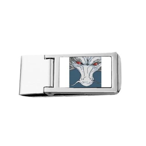 Imperial White Horse Slim Geldklammer Edelstahl Halter Pocket Wallet von no/no