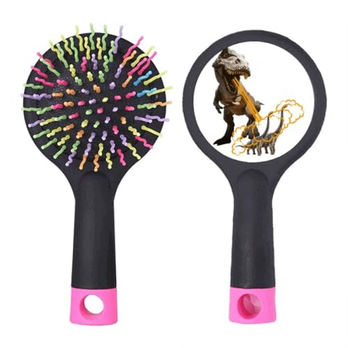 Jet Bedrohliche Dinosaurier-Form Salon Entwirrende Haarbürste Kissen Basis von no/no