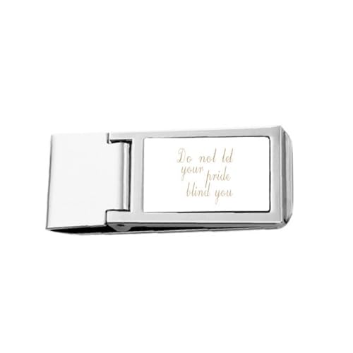 Katzen-Schlafanzug, Art-Deco, modisch, schmal, Geldklammer, Edelstahl, Tasche von no/no