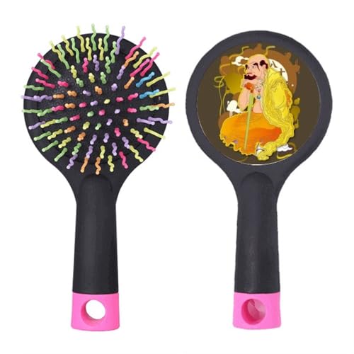 Kultur Figur Achtzehn Arhats Muster Salon Entwirrung Haarbürste Kissen Basis von no/no