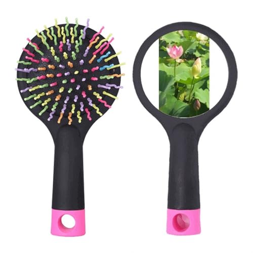 Lotus Bud Summer Art Deco Fashion Salon Entwirrende Haarbürste Kissen Basis von no/no