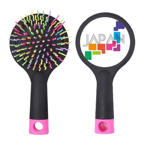 Map Tokyo Games Japan Art Deco Fashion Salon Entwirrende Haarbürste Kissen Basis von no/no