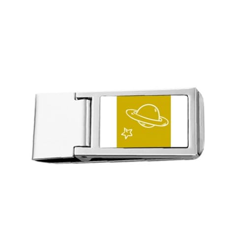 Motion Star Around Stars Slim Money Clip Stainless Holder Pocket Wallet von no/no