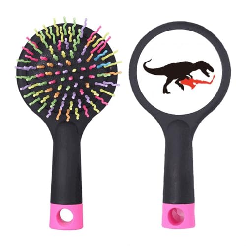 Musik Dinosaurier Saxoph spielen Salon Entwirrung Haarbürste Kissen Basis von no/no