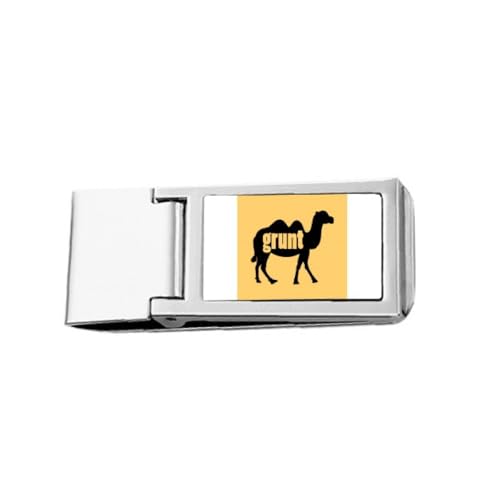 Numel Desert Caravan Sound Slim Money Clip Stainless Holder Pocket Wallet Numel Desert Caravan Sound Slim Money Clip Stainless Holder Pocket Wallet von no/no