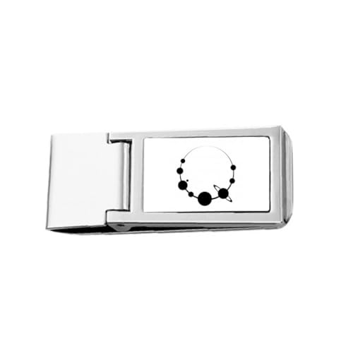 Planets Around Armband, Art-Deco, modisch, schmal, Geldklammer aus Edelstahl Planets Around Armband, Art-Deco, modisch, schmal, Geldklammer aus Edelstahl von no/no