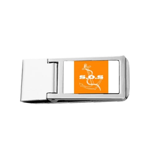 Salvation Common Knowledge English Language Culture Slim Money Clip Stainless Holder Pocket Wallet von no/no