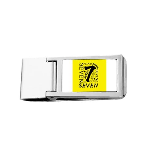 Seven Group Reunion Art Deco Fashion Slim Money Clip Stainless Holder Pocket Wallet Seven Group Reunion Art Deco Fashion Slim Money Clip Stainless Holder Pocket Wallet von no/no