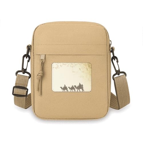 Umhängetasche mit chinesischer Malerei, Seide, Straßenkarte, Umhängetasche, Handytasche, Handtasche, Mini-Umhängetasche Umhängetasche mit chinesischer Malerei, Seide, Straßenkarte, Umhängetasche, Handytasche, Handtasche, Mini-Umhängetasche von no/no