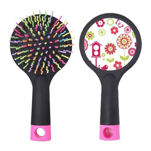 Viele Blumen Joint Art Deco Fashion Salon Entwirrung Haarbürste Kissen Basis von no/no