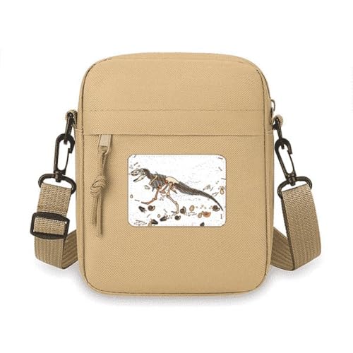 bs b Miniatur-Dinosaurier-Umhängetasche, Handy-Geldbörse, Handtasche, Schultertasche, Mini-Tasche von no/no