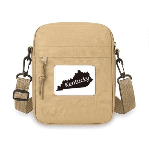 kentucky ameusa Umhängetasche mit Kartenumriss, Handytasche, Handtasche, Mini-Umhängetasche von no/no