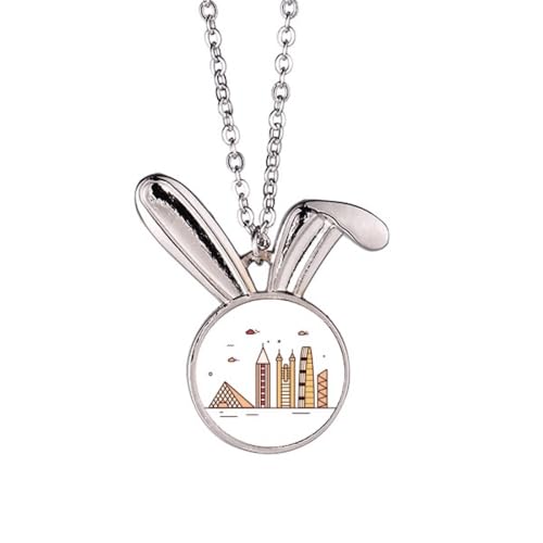 no/no Commerce City Central Animation Kaninchen-Halskette Anhänger Häschen Tier Schmuck Geschenk no/no Commerce City Central Animation Kaninchen-Halskette Anhänger Häschen Tier Schmuck Geschenk von no/no