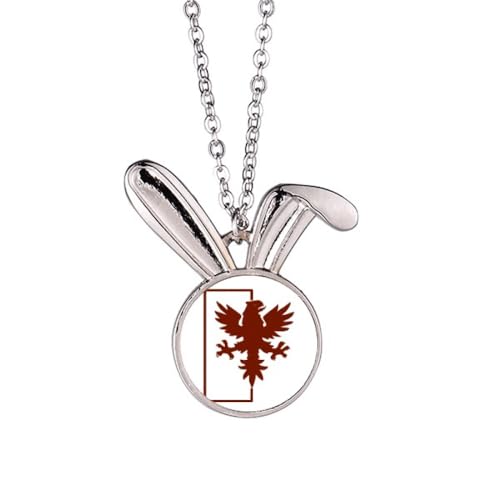 no/no Halskette mit Anhänger "Divine Animals Abroad", grausame Fähigkeit, Schnitzerei, Kaninchen, Tierschmuck, Geschenk von no/no