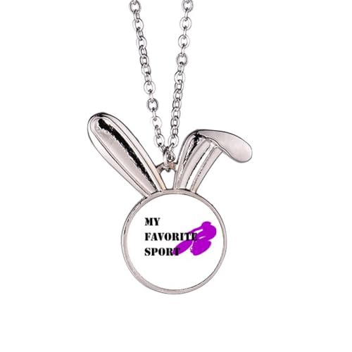 no/no Halskette mit Anhänger "Like Sports Fitness", Balanced Bicycle Hase von no/no