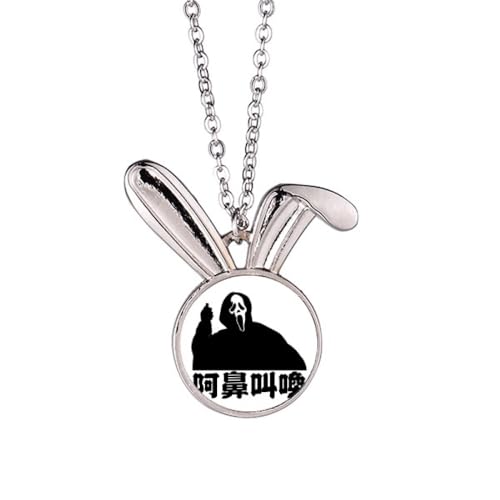 no/no Hells Roar miserable Hasen-Halskette, Anhänger, Hase, Tierschmuck, Geschenk von no/no